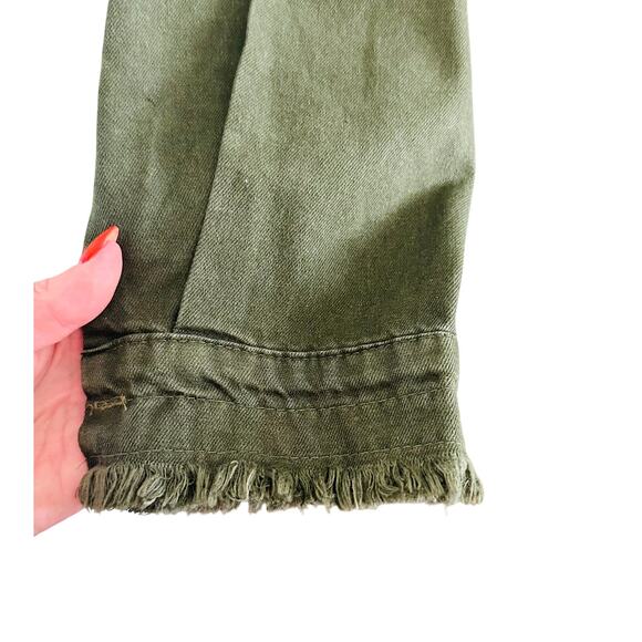 Zilcremo Denim Shirt Dress - Army Green Button Down - 2XL - NWOT - Picture 3 of 8